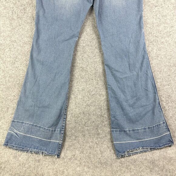 Wrangler Retro Flare Jeans Womens 32 Long High Rise Western Boho Stretch Denim - Picture 5 of 16